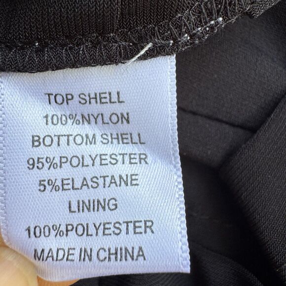 Adrianna Papell L41315 Women's Black Lace Bodice Banded Sheath Dress Size 4P - Picture 8 of 15